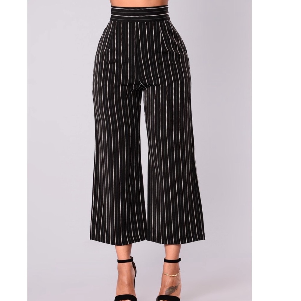 Culotte Stripe Pants